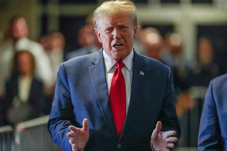 Trump decries ‘election interference’ in New York hush money case as judge deals him a blow