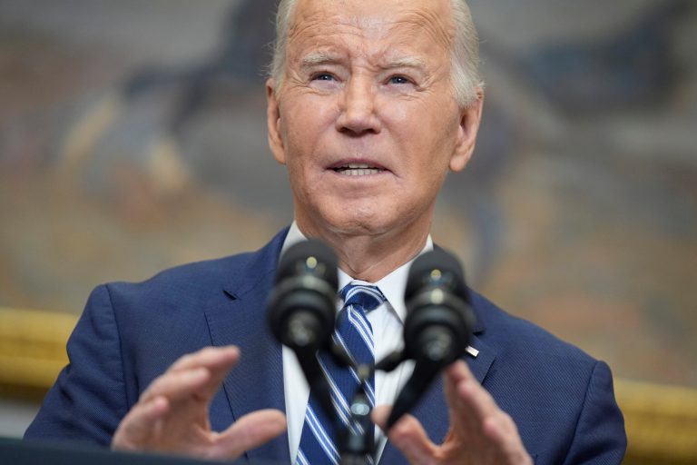 Biden rendered nearly speechless at White House reacting to Trump’s NATO comments