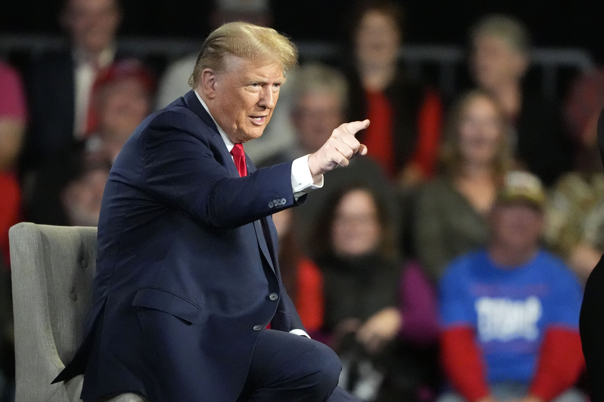 Trump boasts about success of gold sneakers in wake of shoes selling out