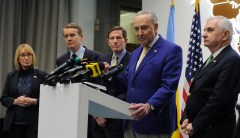 Schumer visits Zelensky in Ukraine as military aid stalls in Congress