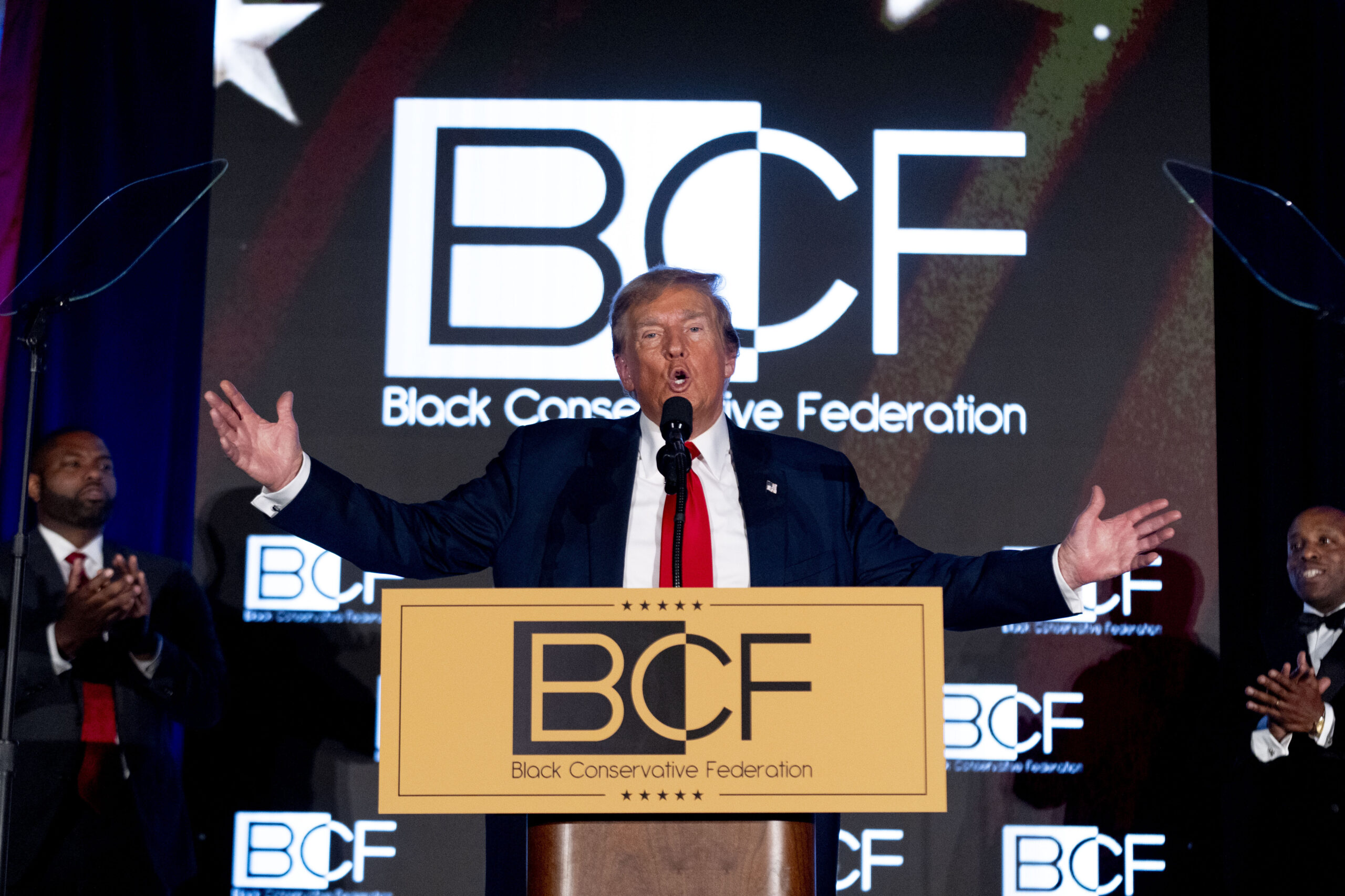 Trump says his mugshot and indictments are helping him court the black vote