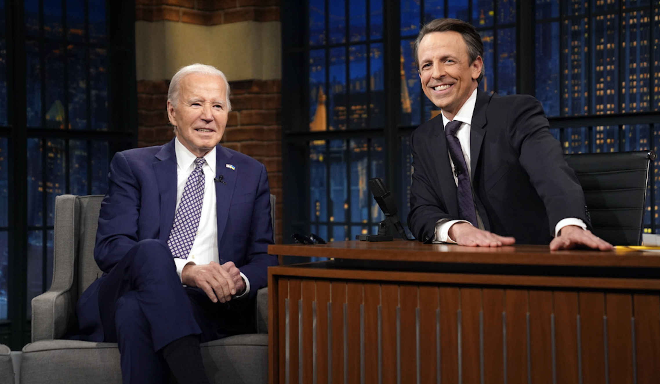Biden’s Seth Meyers interview suffers drastic ratings drop among younger viewers