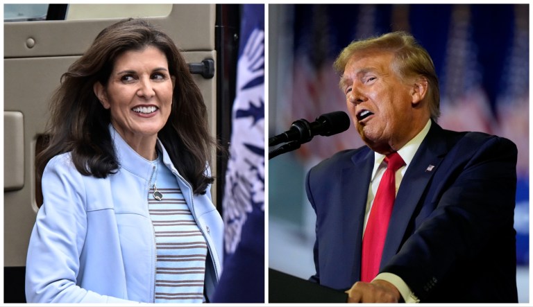 Haley sticks up for husband after Trump attacks him for absence on campaign trail 