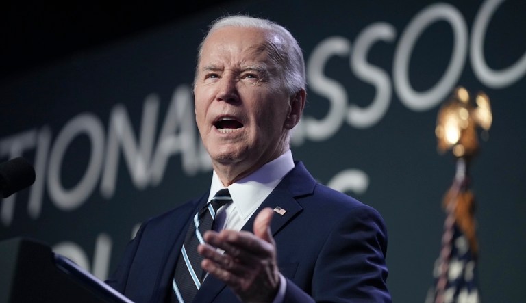 Biden lambastes Trump NATO comments as ‘un-American’ and ‘dangerous’
