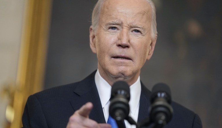 Biden urges Johnson to bring Senate’s Ukraine funding bill to House floor
