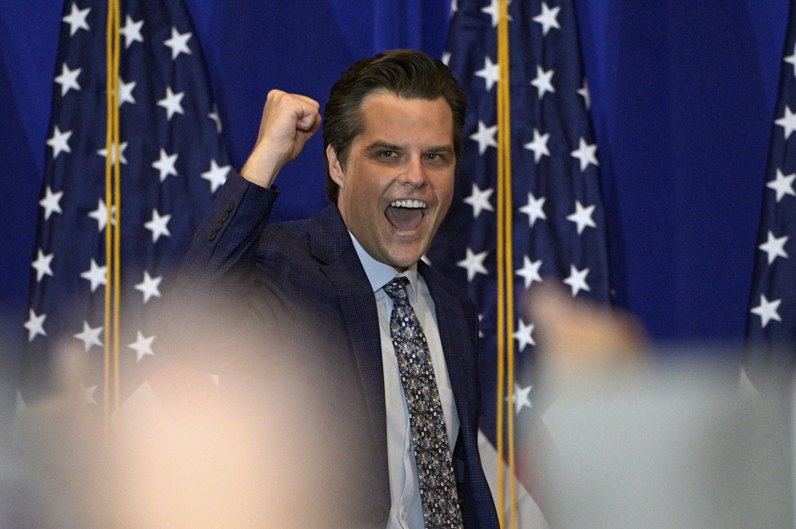 Matt Gaetz invokes Taylor Swift in Turning Point speech: ‘The era of Joe Biden is over’