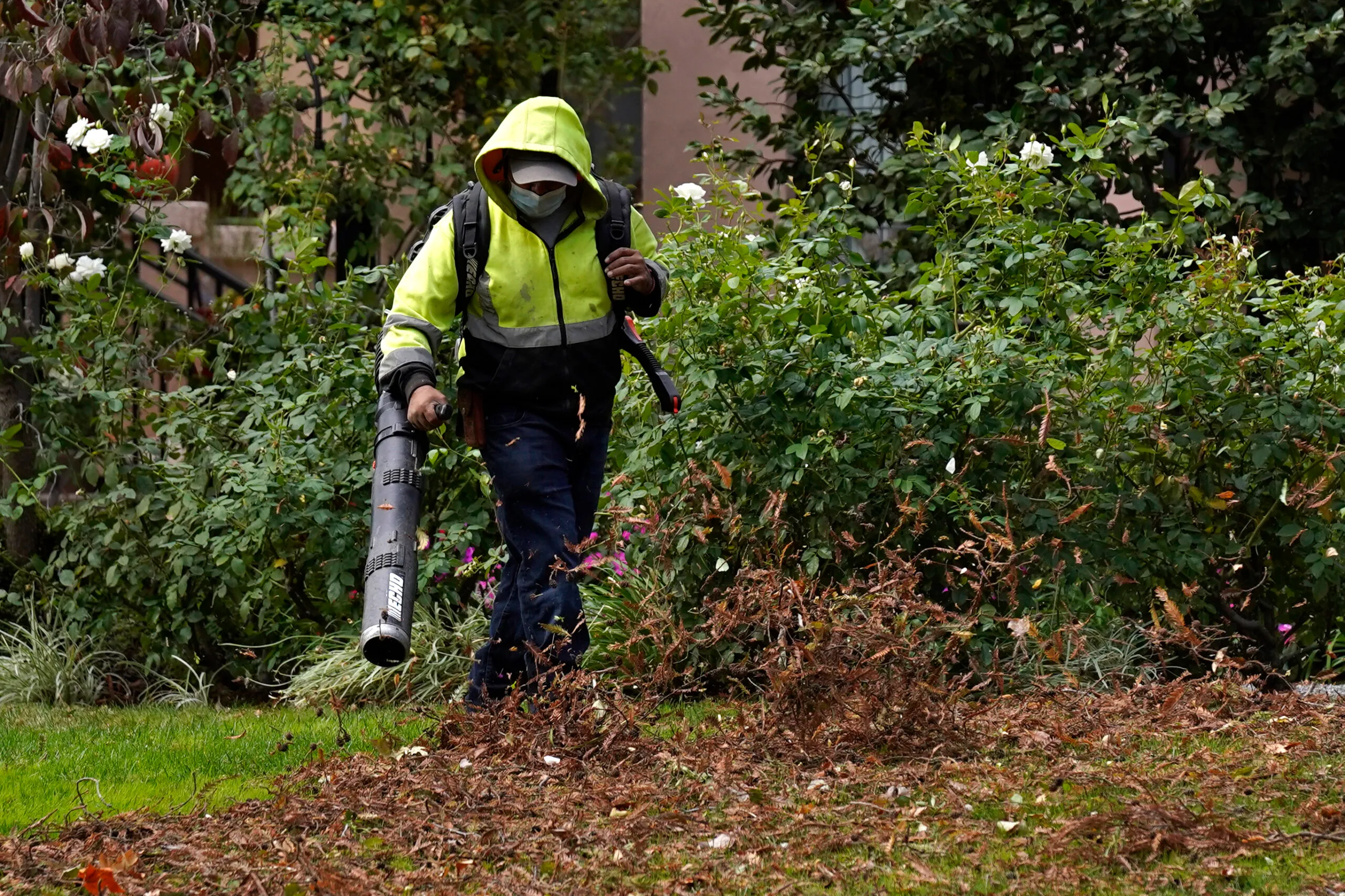 Chicago suburb keeps gas blower ban over Hispanic landscapers’ objections