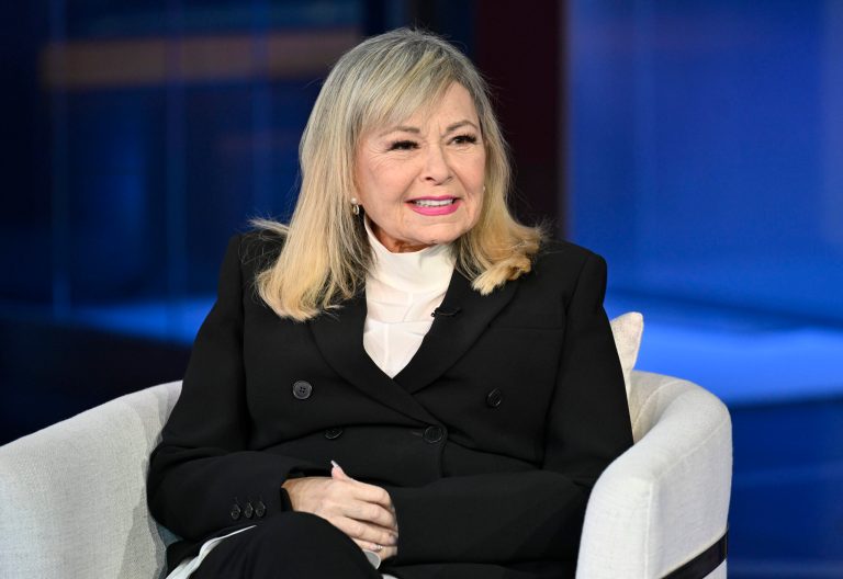 Roseanne Barr visits 