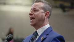 Jared Moskowitz mocks Republicans by donning Putin mask to impeachment hearing