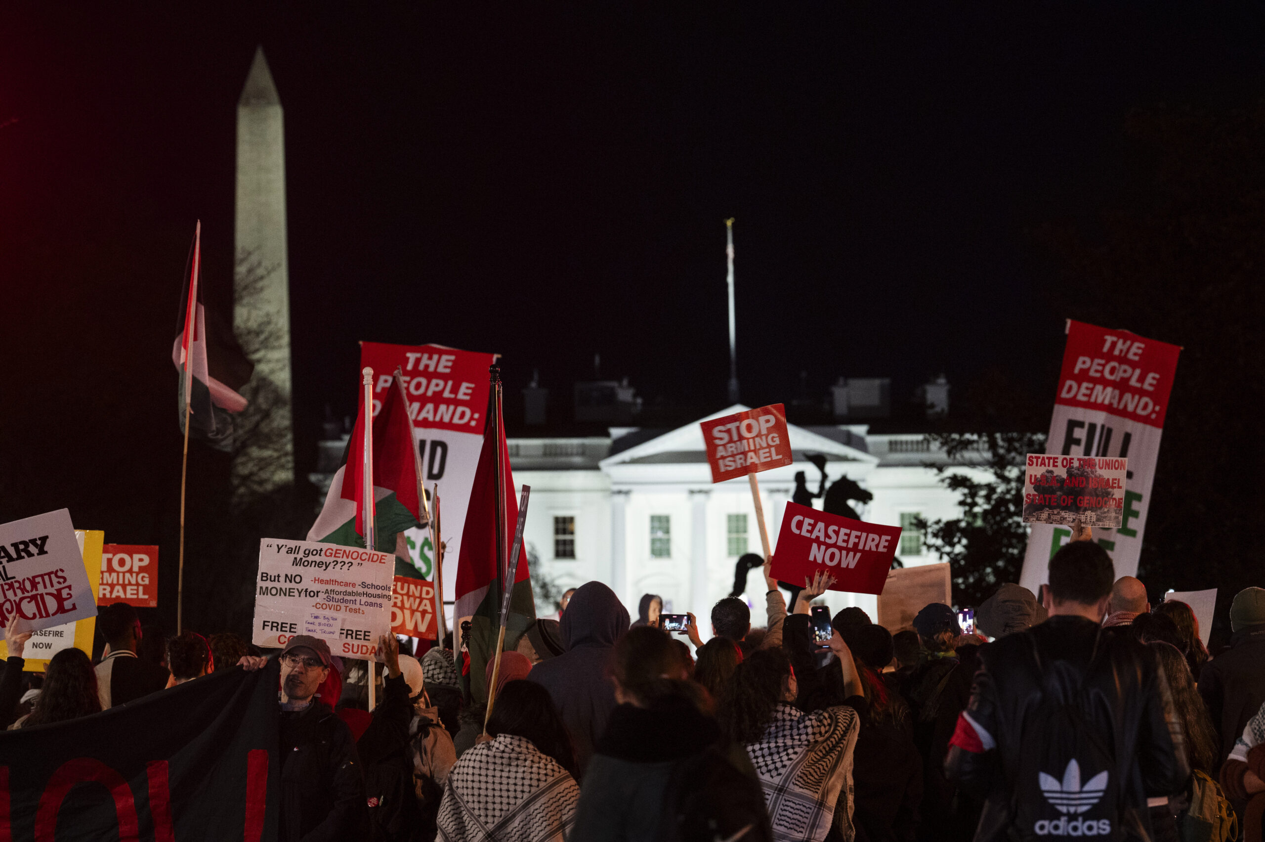 State of the Union 2024: Protesters block Biden’s path from White House to Capitol ahead of speech