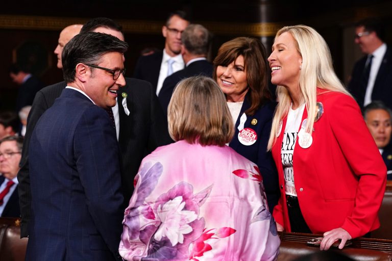 Marjorie Taylor Greene calls for new speaker ahead of spending deal vote
