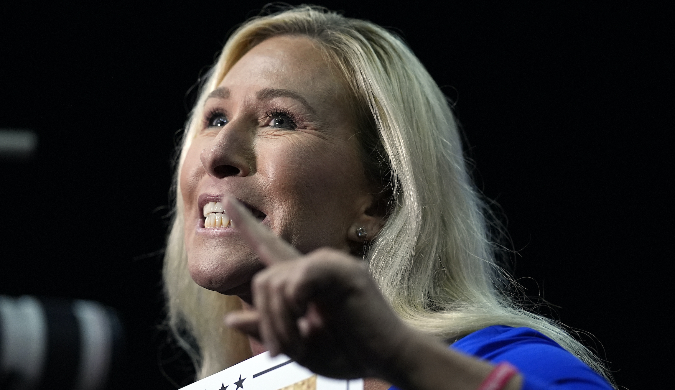 How MTG’s threats to boot Johnson could make it easier for him to cut a deal with Democrats