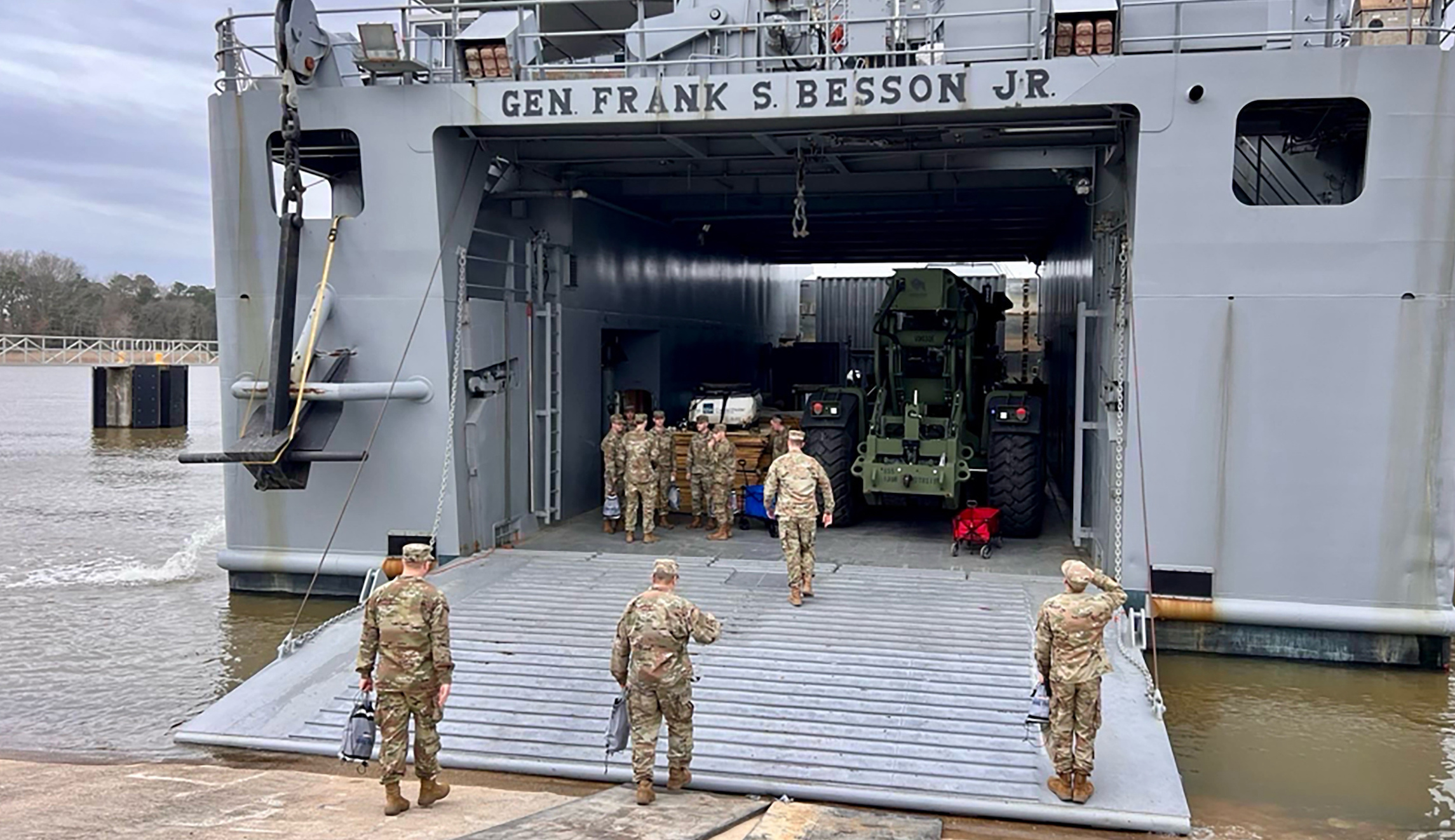 US military ship heads to Middle East to begin Gaza port construction