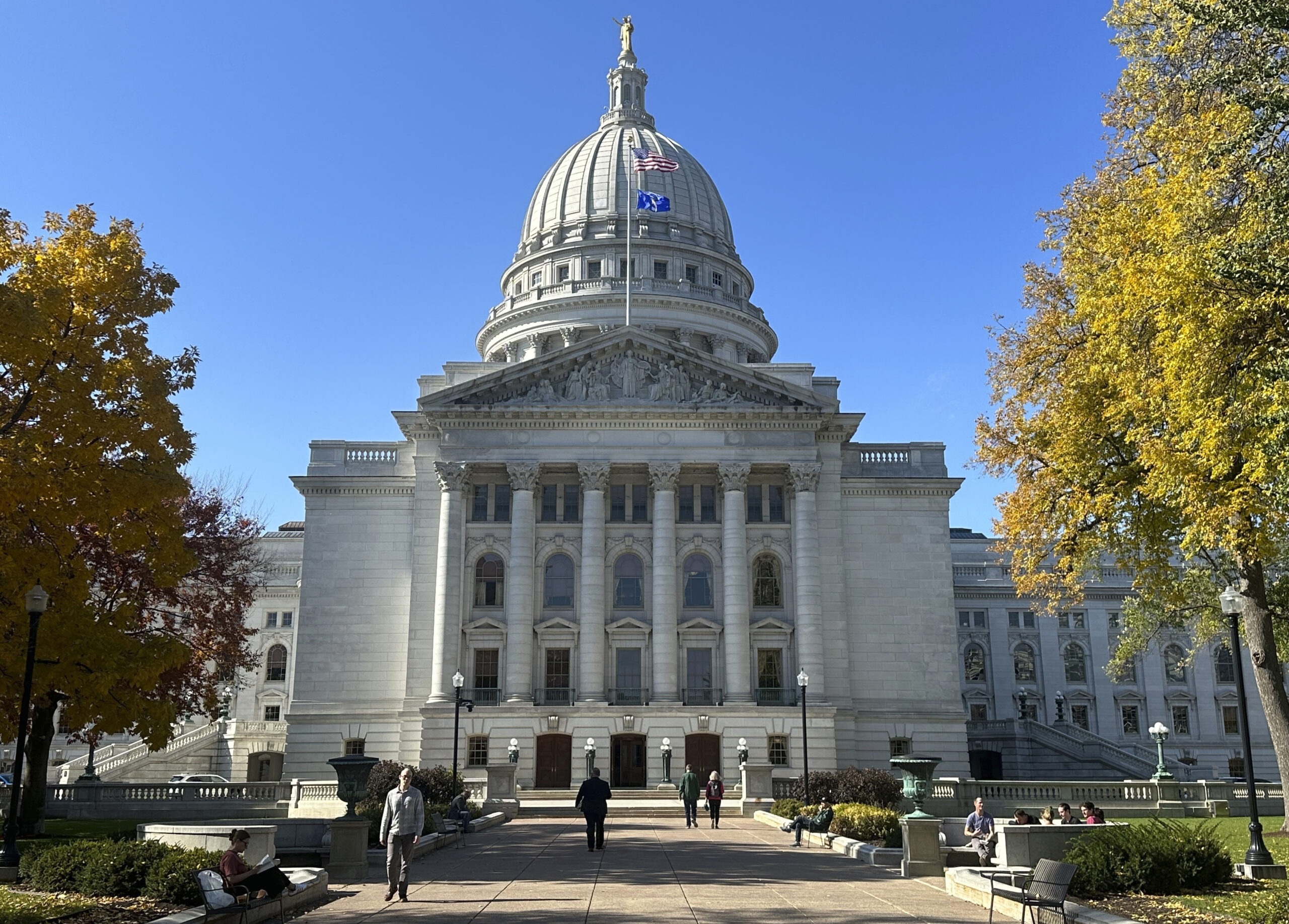 Wisconsin state senators collect full-time salaries after heading home for the year