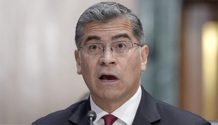 Former HHS Secretary Xavier Becerra.