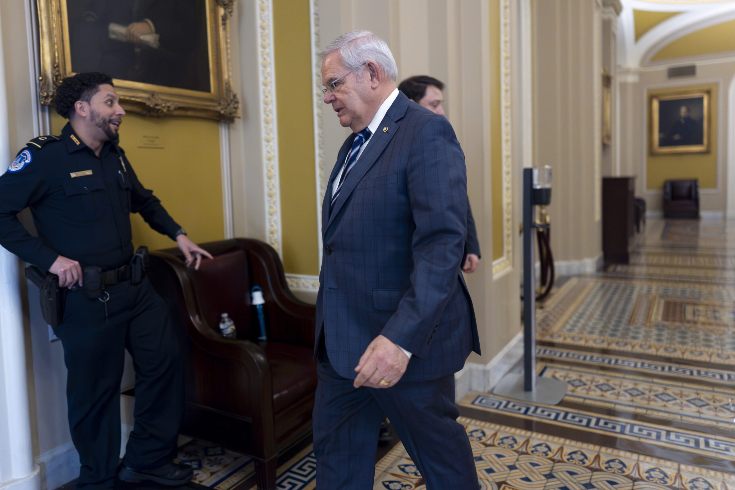 Indicted Sen. Bob Menendez relishes in speculation on next political move