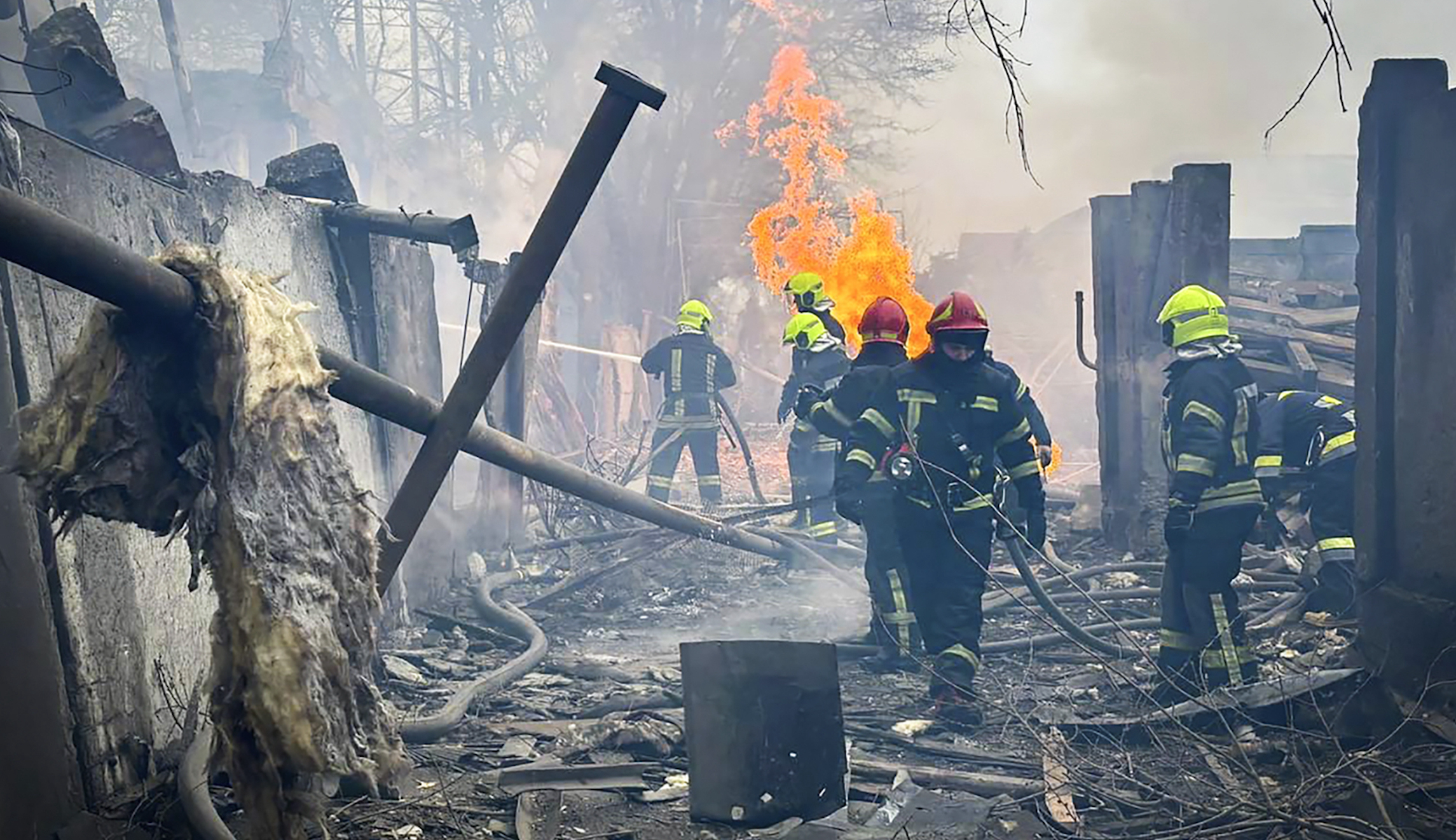 Russia targets Odesa with airstrikes on eve of Putin securing another term