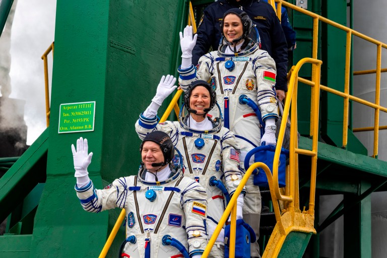 Russia’s space agency aborts launch of 3 astronauts to the International Space Station — all are safe