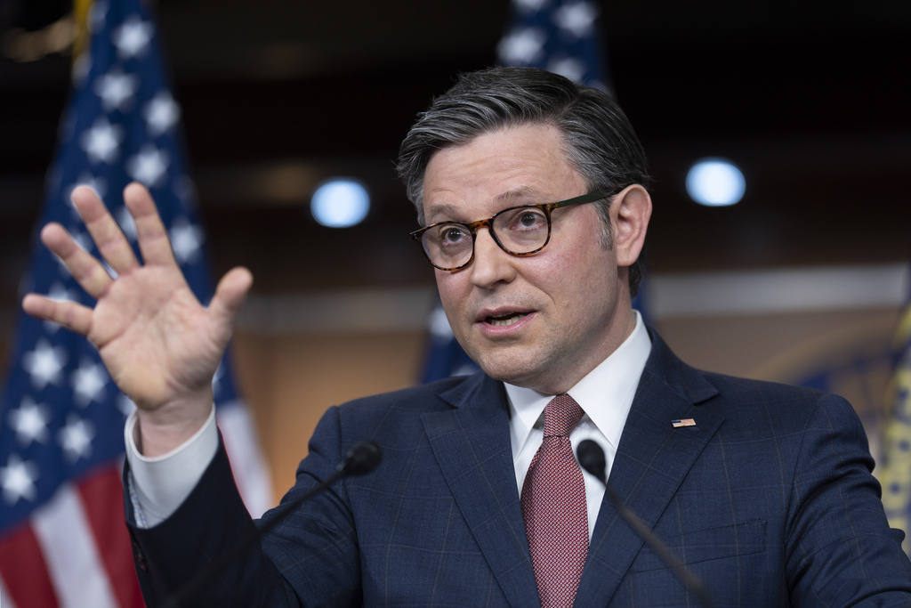 The alternative speaker to Mike Johnson is Hakeem Jeffries