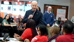 Go blue: Democrats blitz Michigan enthusiasm as Biden falls to Trump in the polls