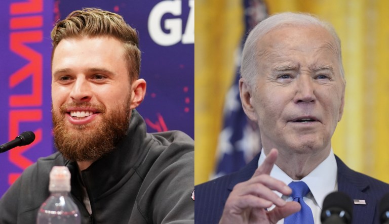 Kansas City Chiefs player says he wore anti-abortion tie at White House to protest Biden