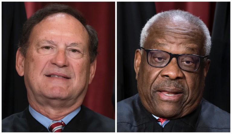 Trump left his picks out of lavish praise for Supreme Court justices