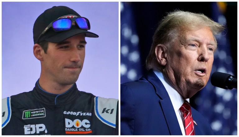 Trump endorses former NASCAR driver in Maine contest to unseat Jared Golden