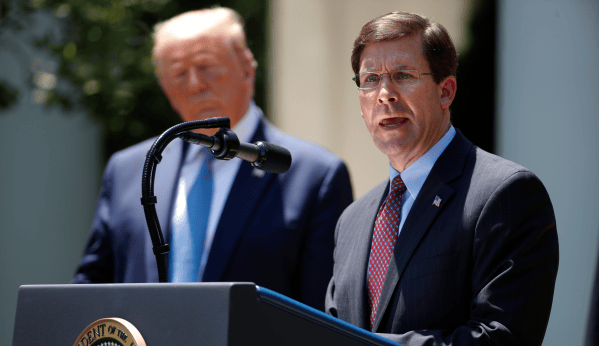 Esper can’t confirm Kelly’s stories but is concerned Trump has fascist ‘inclinations’