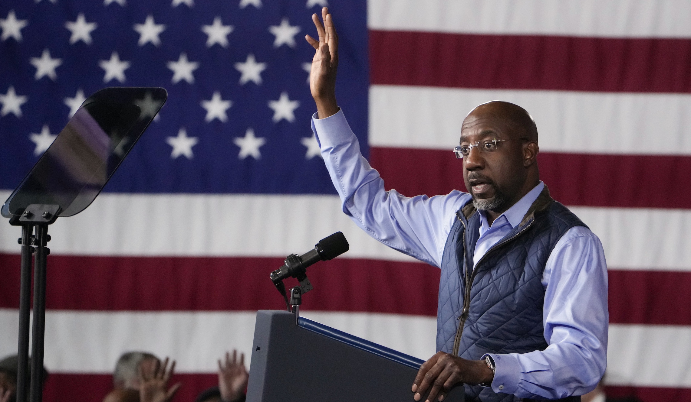 Raphael Warnock slams Trump for selling $59.99 Bible