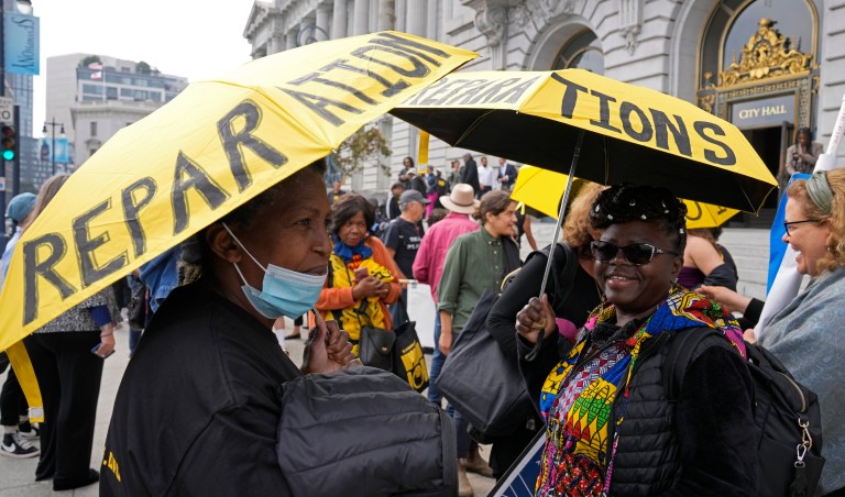 California lawmakers fight with competing reparations plans