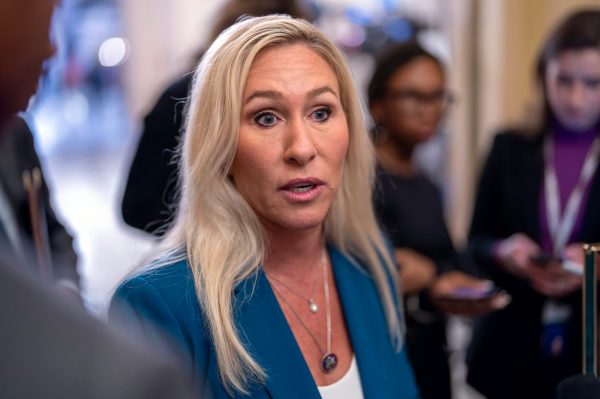 MTG presents case for removing Johnson as speaker in appeal to House GOP
