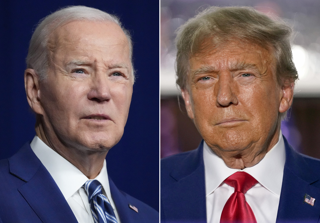 Trump challenges Biden to debate him at New York courthouse: ‘I’ve been waiting’