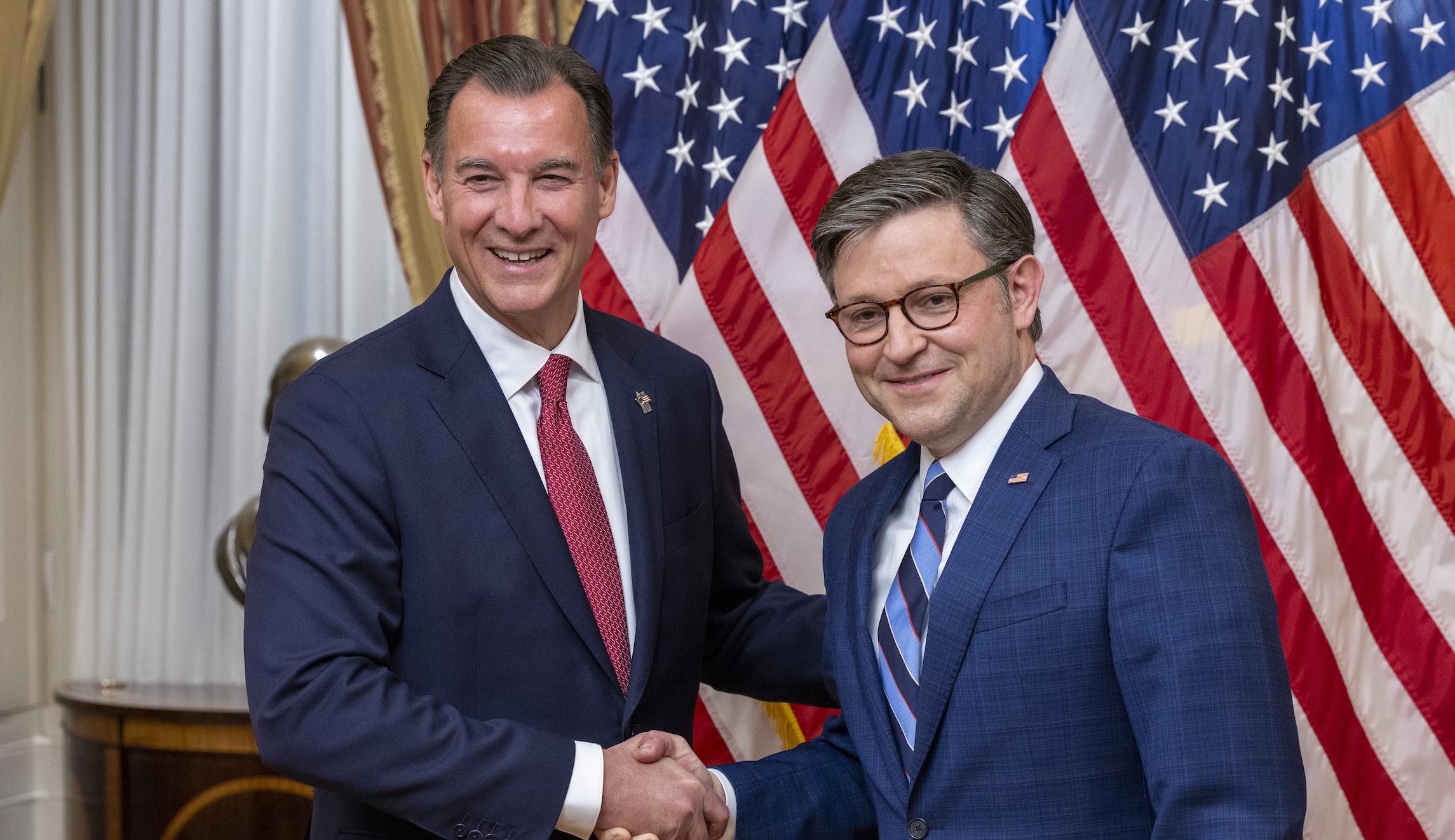 Suozzi airs House drama with demand for Democrats to back Johnson
