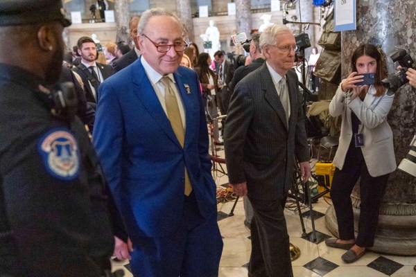 Violent anti-Israel college protests draw scorn from Schumer and McConnell