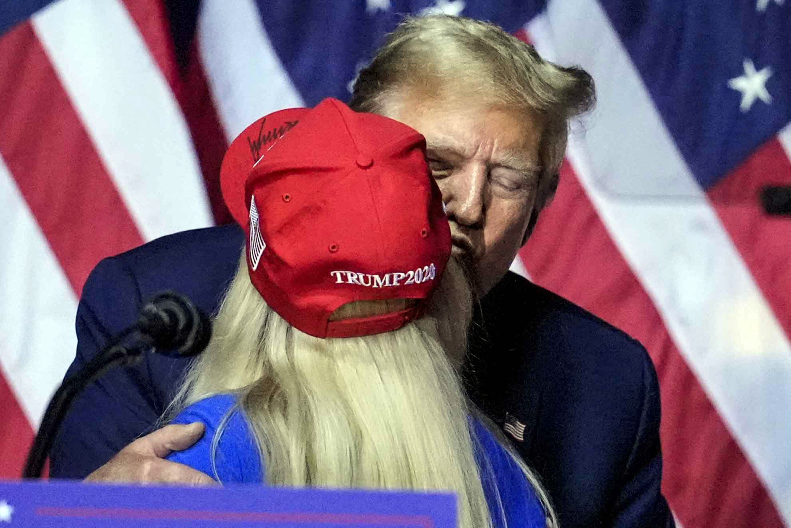 Trump says he ‘absolutely’ loves MTG but ‘this is not the time’ to oust Speaker Johnson