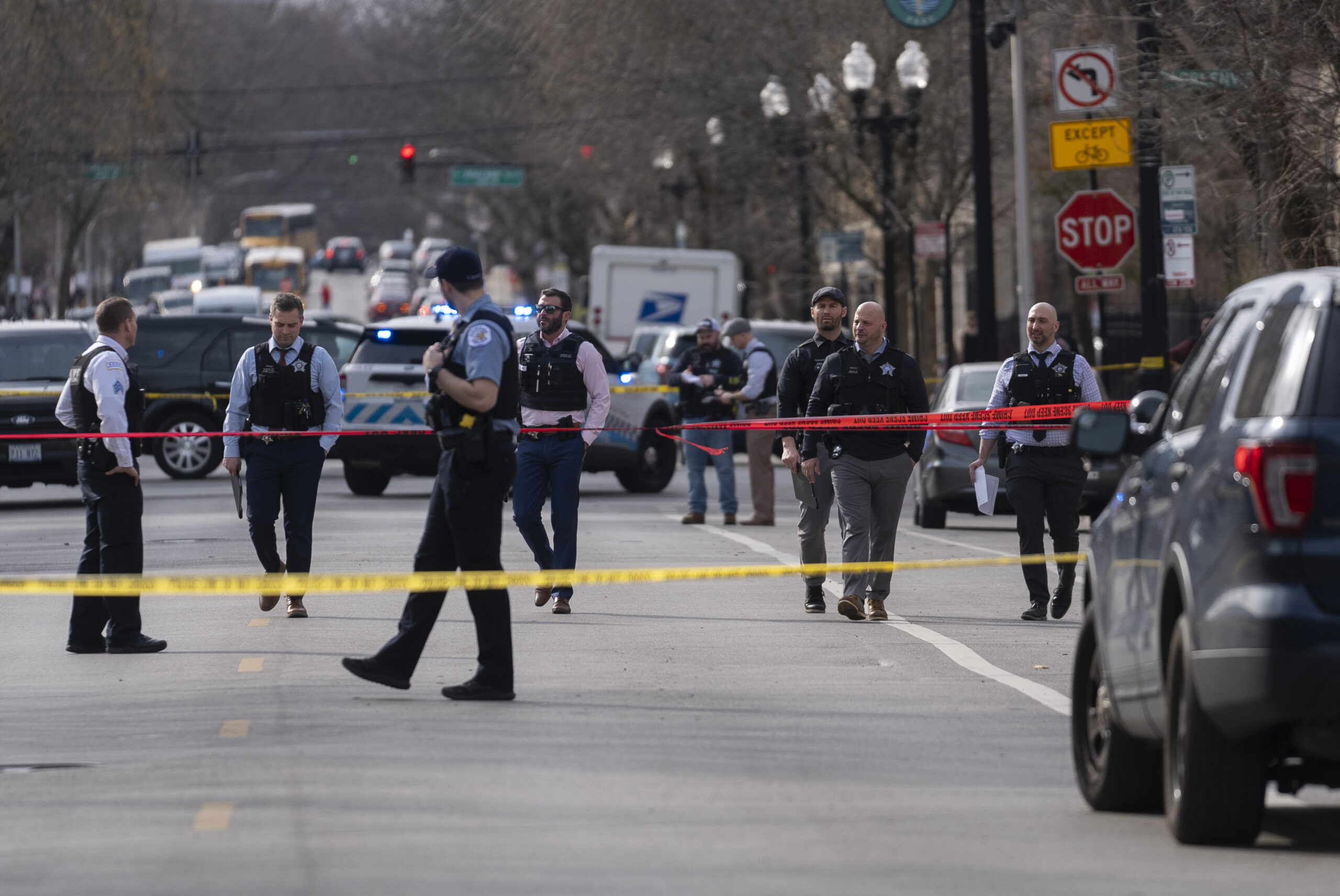 Chicago police officer shot dead and has car taken during commute home: Officials