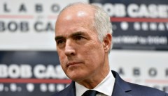 Pro-Palestinian protesters interrupt Bob Casey event in Pennsylvania ahead of state Democratic primary