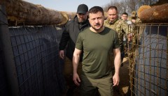 Ukraine says it foiled a Russian spy agency plot to assassinate Zelensky
