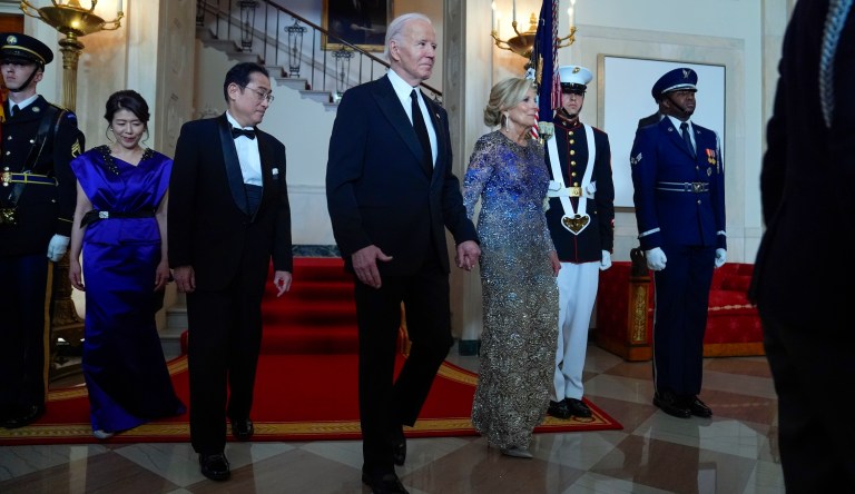 White House hosts star-studded state dinner including Clintons, Bezos, and finance giants