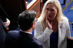 Bipartisan House kills MTG motion to oust Johnson as speaker