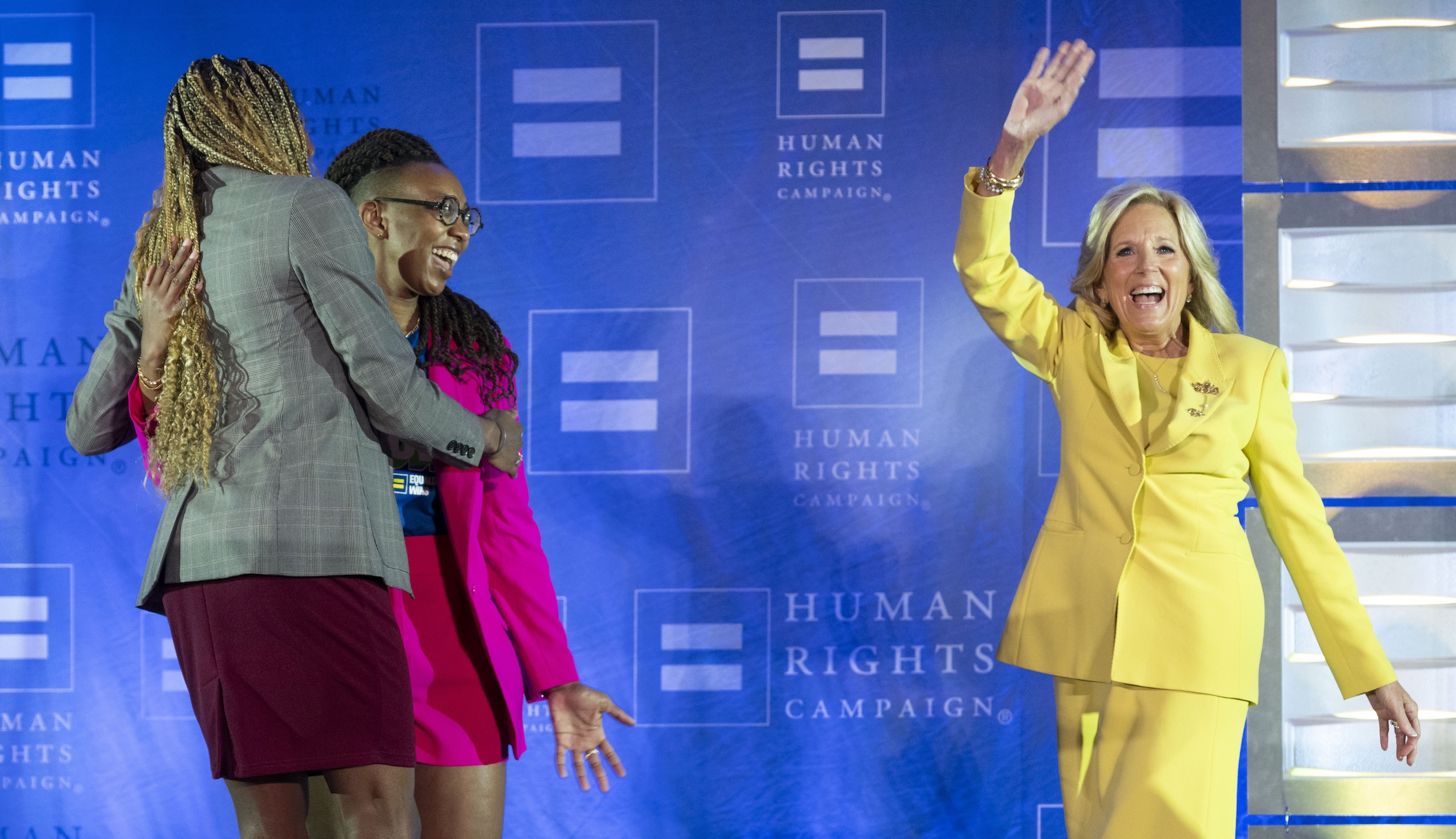Jill Biden calls Trump ‘dangerous’ and ‘a bully’ in speech to LGBT group