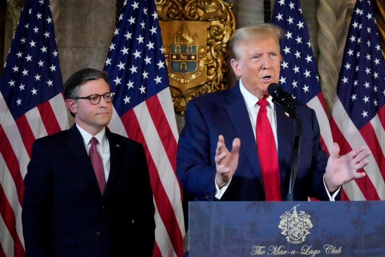Trump stretches influence over GOP as Johnson seeks to retain speakership