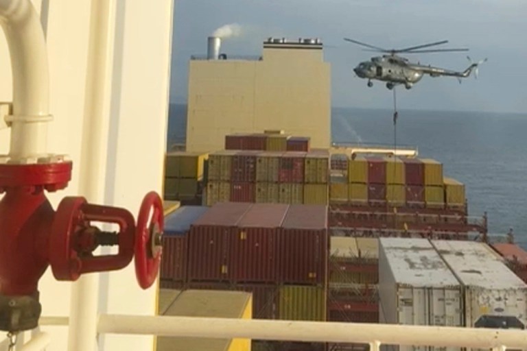 US and Israel respond to container ship seizure by Iran’s Islamic Revolutionary Guard Corps
