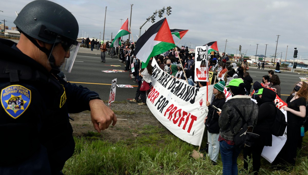 Two dozen people charged for anti-Israel protest that shut down Golden ...