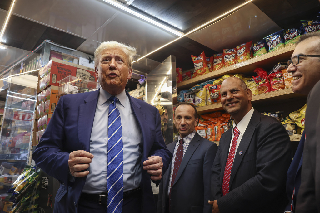 Even with trial burden, Trump outcampaigns Biden