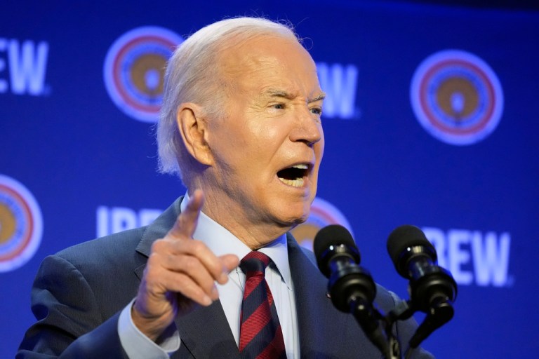 ‘Never lifted a finger’: Biden knocks Trump in speech to IBEW labor conference