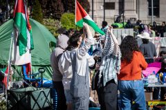 Outspoken pro-Israel Columbia professor denied entry into ‘liberated zone’ encampment