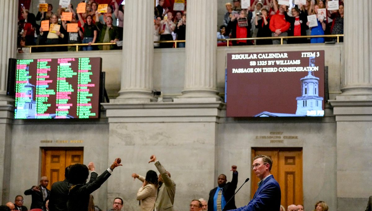 Chaos breaks out on Tennessee House floor after lawmakers pass ...