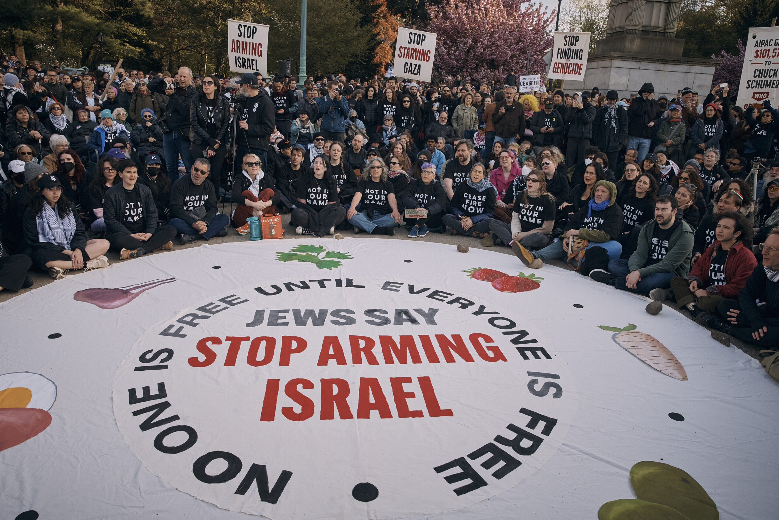 Schumer the focus of Jewish-led protest opposing aid to Israel: ‘These are not usual times’