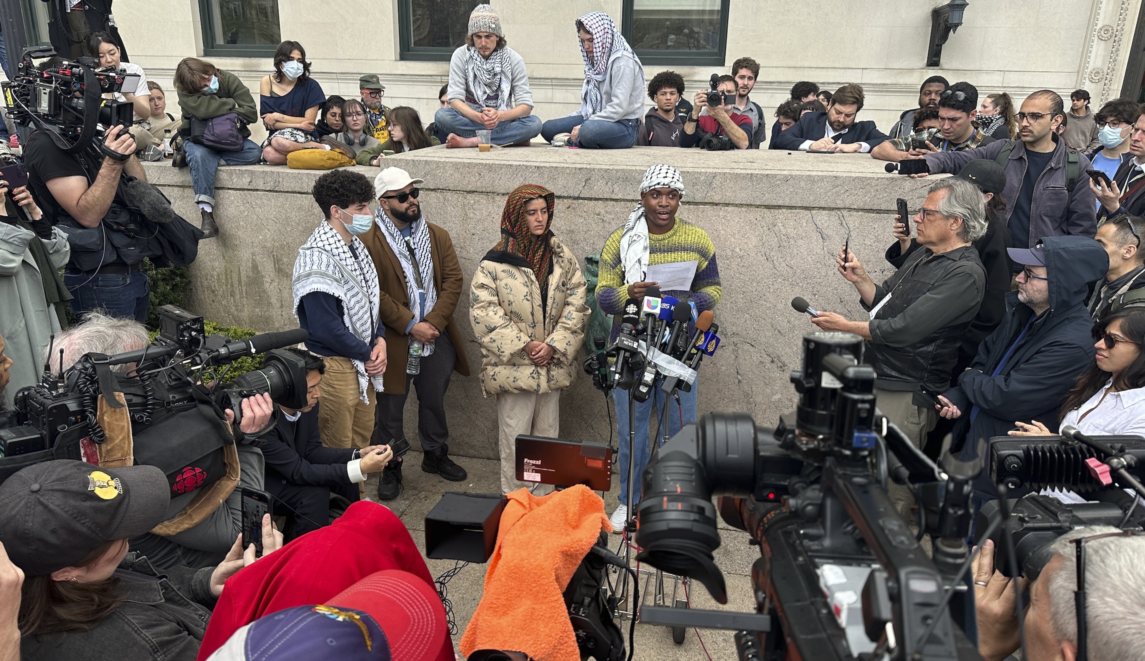 Columbia University protest leader who threatened to kill Zionists suspended over anti-Israel rhetoric